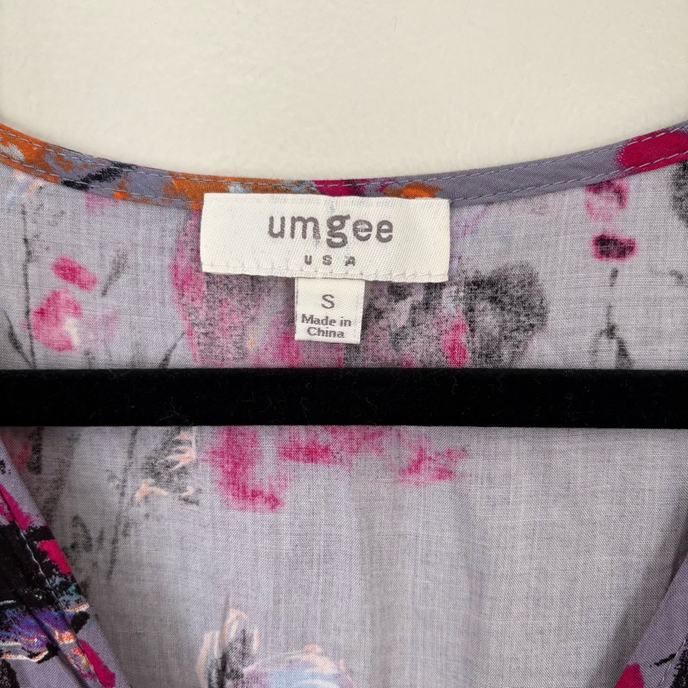 Umgee Floral Multicolor Romper Size Small - Picture 10 of 11